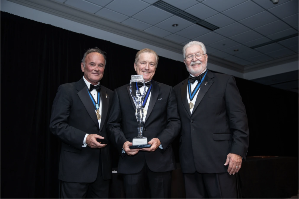 Dr. Drew Richardson, PADI CEO and President, at the NOGI Awards